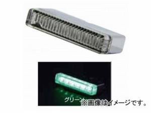 ジェットイノウエ LED6 スリムマーカーランプ グリーン 55×11.5×高さ25mm 定格：DC12V 約40mA 534273