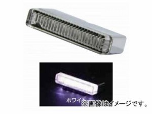 ジェットイノウエ LED6 スリムマーカーランプ ホワイト 55×11.5×高さ25mm 定格：DC24V 約20mA 534254