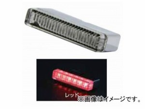 ジェットイノウエ LED6 スリムマーカーランプ レッド 55×11.5×高さ25mm 定格：DC24V 約20mA 534256