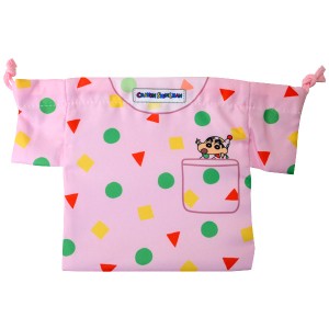 クレヨンしんちゃん パジャマ型巾着 ピンク パジャマ型のかわいい巾着袋 KS30179(PI)