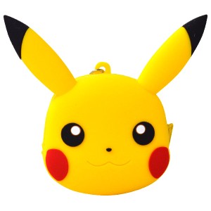 ポケットモンスター シリコンミニポーチ ピカチュウ ナスカン付き バッグにつけてもかわいいポーチ PM33816