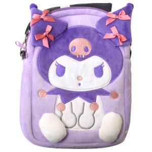 サンリオ ぬいぐるみポシェット クロミ お気に入りのキャラクターと一緒にお出かけ RM7083(KUROMI)