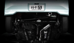 柿本改 KRnoble Ellisse マフラー ブラックダイヤ D52319C ダイハツ ミライース DBA-LA360S KF NA 4WD(AWD) CVT 660cc 2017年05月〜2018