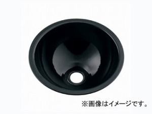 カクダイ 丸型手洗器 ブラック 品番：493-026-D JAN：4972353003235