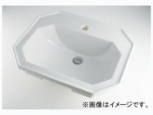 カクダイ 角型洗面器 1ホール 品番：＃DU-0476580000 JAN：4972353029617