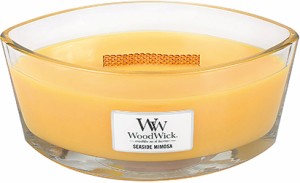 WoodWick/ウッドウィック アロマキャンドル ハースウィック シーサイドミモザ WW940053039