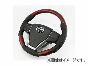 ケンスタイル オリジナルステアリング 木目調/レザーコンビ（ブラックステッチ） トヨタ ヴォクシー/ノア/エスクァイア