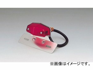 キジマ テールランプ レッド ミニミニルーカス プレート付 218-3028 2輪