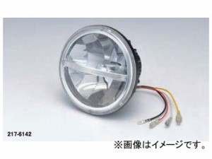 2輪 キジマ ヘッドライトユニット 5-3/4インチ LED 217-6142