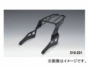 キジマ リアキャリア ブラック 210-231 カワサキ バルカンS 2輪