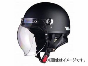 リード工業 CROSS ハーフヘルメット ハーフマットブラック フリーサイズ(57〜60cm未満) CR-760 2輪