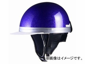リード工業 HARVE コルクハーフヘルメット メタルパープル フリーサイズ(57〜60cm未満) HS-501 2輪