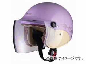 リード工業 Street Alice セミジェットヘルメット パールパープル フリーサイズ(57〜60cm未満) QJ-3 2輪