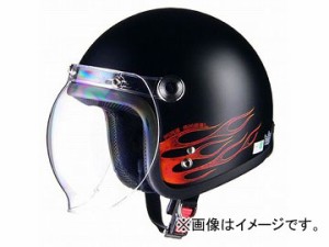 リード工業 BARTON ジェットヘルメット ファイアエンジェル フリーサイズ(57〜60cm未満) BC-10 2輪