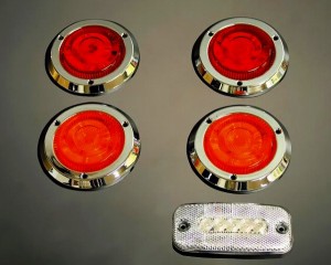 モーターファーム/Motor Farm LEDテールランプセット メッキリング ジムニー TLSS