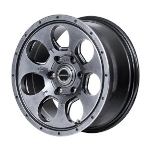 MID ROADMAX MUD AGENT ホイール メタリックグレー 15インチ×6J＋33 6H139 国産車 入数：1台分(4本)