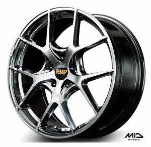 MID RMP 025F ホイール ハイパーメタルコート/ブラッシュドフィニッシュ 20インチ×8.5J +45 5H114 国産車 入数：1台分(4本)