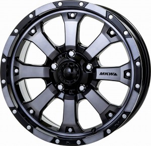 MKW MK-46 ホイール ダイヤカットグラファイトクリア 16インチ×7.0J ＋42 5H114.3