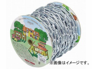 ニッサチェイン/NISSA CHAIN ヘビーリンク リール巻チェイン 鉄 ユニクロ 30m巻 R-IW48 JAN：4968462158515