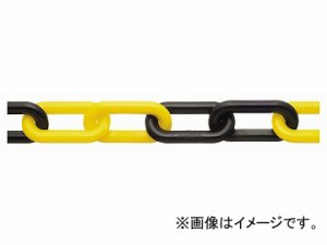 ニッサチェイン/NISSA CHAIN リンク リール巻チェイン プラスチック 黄/黒 15m巻 R-PW80 JAN：4968462178865