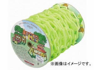 ニッサチェイン/NISSA CHAIN 蛍光リンク リール巻チェイン プラスチック 黄 15m巻 R-PW80K JAN：4968462178957