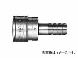 日東工器 TSPカプラ ソケット TSH型（ホース取付用） 8TSH BSBM/X100