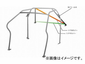 オクヤマ ロールバー 723 113 0 スチール ダッシュボード逃げ 8P No.10 2名 ニッサン シルビア S14 ノーマルルーフ 2ドア