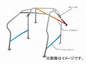 オクヤマ ロールバー 729 113 0 スチール ダッシュボード逃げ 9P No.12 2名 ニッサン シルビア S14 ノーマルルーフ 2ドア