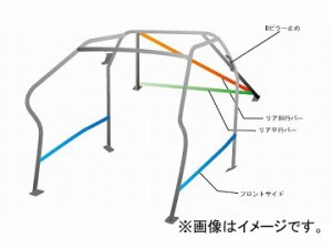 オクヤマ ロールバー 735 055 0 スチール ダッシュボード逃げ 10P No.13 2名 トヨタ 86 ZN6 内装付車用 3ドア ノーマルルーフ