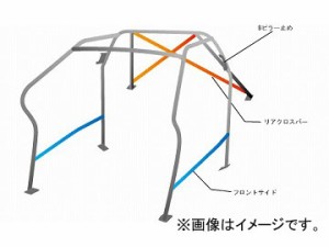 オクヤマ ロールバー 736 055 0 スチール ダッシュボード逃げ 10P No.20 2名 トヨタ 86 ZN6 内装付車用 3ドア ノーマルルーフ