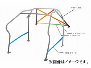 オクヤマ ロールバー 739 004 0 スチール ダッシュボード逃げ 11P No.14 2名 トヨタ レビン トレノ AE86 2ドア/3ドア ノーマルルーフ