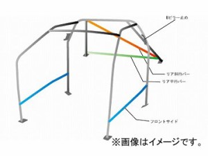 オクヤマ ロールバー 735 045 1 スチール ダッシュボード貫通 10P No.13 2名 トヨタ ヴィッツ NCP91 5ドア ノーマルルーフ