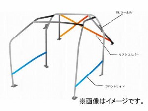 オクヤマ ロールバー 736 113 スチール ダッシュボード貫通 10P No.20 2名 ニッサン シルビア S14 ノーマルルーフ 2ドア