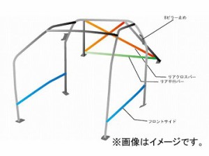 オクヤマ ロールバー 739 045 1 スチール ダッシュボード貫通 11P No.14 2名 トヨタ ヴィッツ NCP91 5ドア ノーマルルーフ