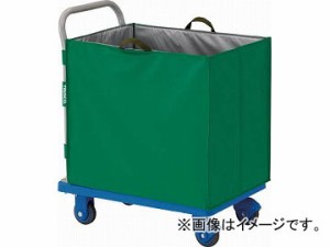 トラスコ中山 グランカート サイレント 蓋無ハンドトラックボックス付 718X4 TP-X702-THBA(4893603)