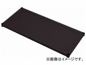 IRIS メタルラックパンチング棚板 100cm ブラック MR-100TP-BK(7535741)