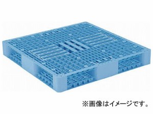 サンコー プラスチックパレット R4-1111-3 SK-R4-1111-3-BL(4594126)