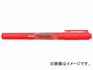 uni 水性顔料マーカープロッキーツイン細字 赤 PM120T.15(7924054)