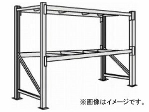 トラスコ中山/TRUSCO 重量パレット棚1トン2500×1100×H2500単体 1D25B25112