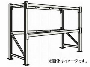 トラスコ中山/TRUSCO 重量パレット棚2トン2500×1100×H2000単体 2D20B25112