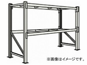 トラスコ中山/TRUSCO 重量パレット棚2トン2500×1100×H2500単体 2D25B25112