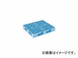 三甲/SANKO プラスチックパレット D4-1112-3 青 SKD411123BL