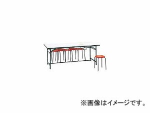 藤沢工業/FUJISAWA TOKIO 食堂用テーブル ソフトエッジ 1800×750mm アイボリ DY1875S