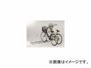 ダイケン/DAIKEN 平置き自転車ラック前輪差込式サイクルスタンド 6台収容ピッチ400 CSM6