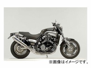 2輪 OVER マフラー チタンコニカル フルエキゾースト 18-34-003 ヤマハ V-MAX1200 JAN：4539770080357