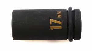 SSPOWER 薄口インパクトレンチソケット セミロング 17mm IMS-17SL