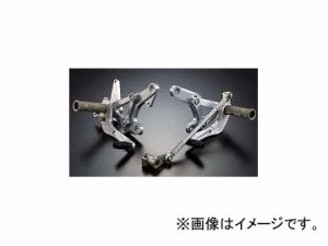 2輪 オーヴァーレーシング バックステップ P025-8975 シルバー ホンダ モンキー