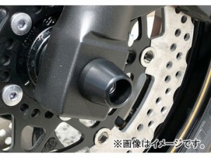 2輪 アグラス フロントアクスルプロテクター コーン アルミ 品番：P039-4349 レッド カワサキ ZRX1200 ダエグ JAN：4548664009657