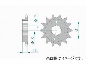 2輪 アファム Fスプロケット 品番：20514-16 スチール 520-16 JAN：4548664332007