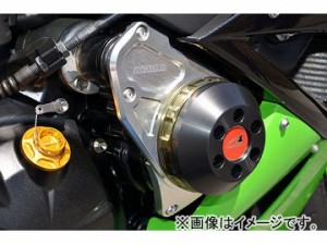 2輪 アグラス レーシングスライダー フレーム P052-6526 シルバー/ブラック カワサキ ZX-6R/RR 2009年〜2012年 JAN：4548664848294